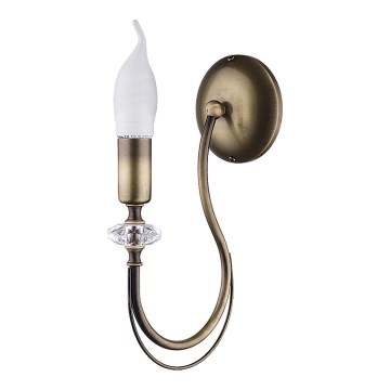 Jupiter 1613 - Zidna lampa MELODY 1xE14/40W/230V mesing patina