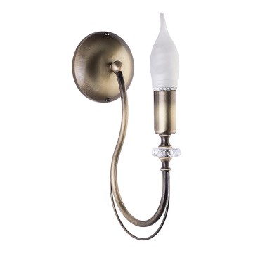 Jupiter 1635 - Zidna lampa MELANI 1xE14/40W/230V mesing patina