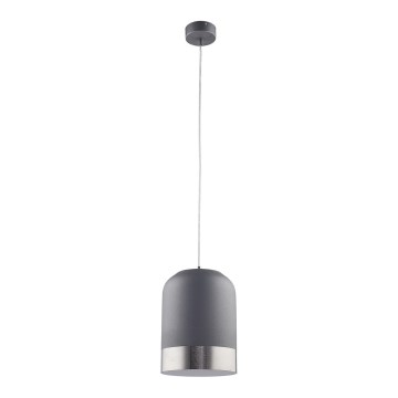 Jupiter 1649 - Luster na sajli DIXON 1xE27/60W/230V srebrno/bela