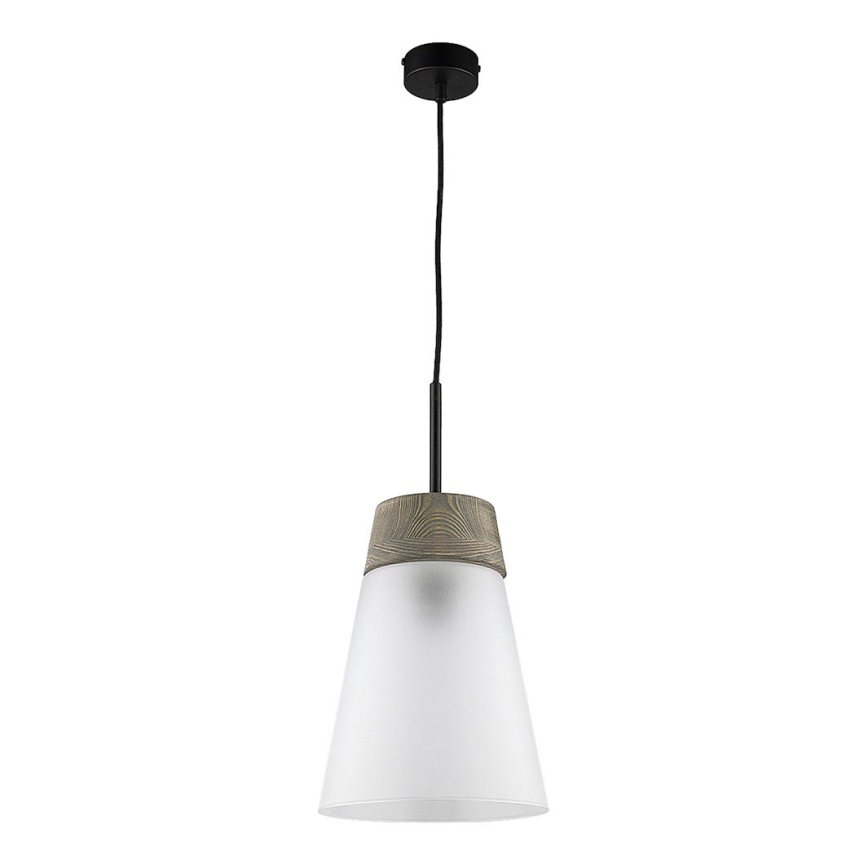 Jupiter 1651 - Luster na sajli DOMINO 1xE27/60W/230V bela