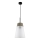 Jupiter 1651 - Luster na sajli DOMINO 1xE27/60W/230V bela