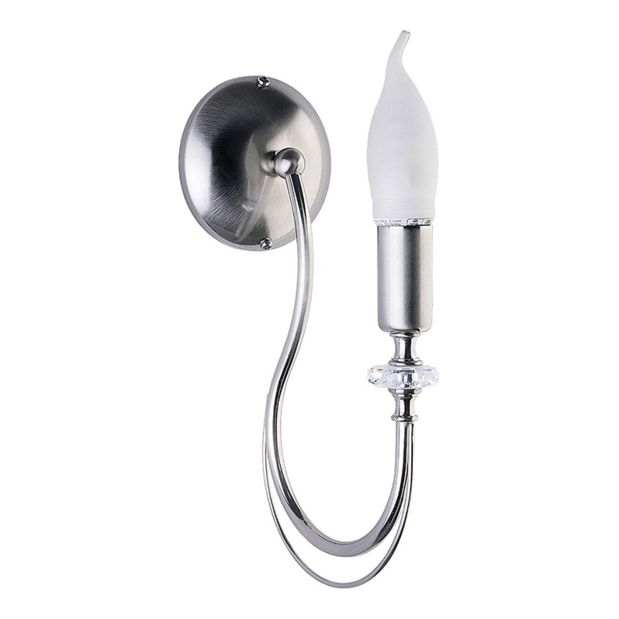 Jupiter 1689 - Zidna lampa MELANI 1xE14/40W/230V srebrno