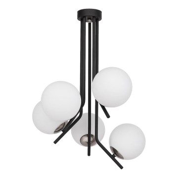 Jupiter 1737 - Viseći luster TIM 5xE14/40W/230V sjajni krom