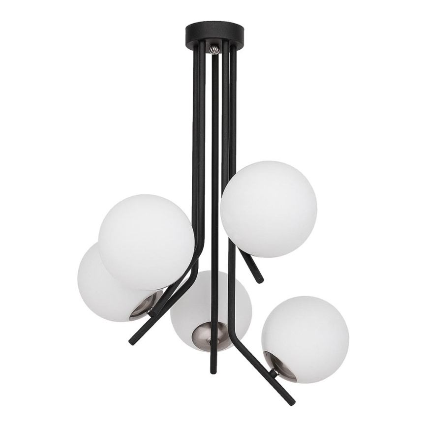 Jupiter 1737 - Viseći luster TIM 5xE14/40W/230V sjajni krom