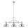 Jupiter 1789 - PT3 - Viseći luster PLATINO 3xE27/60W/230V srebrno