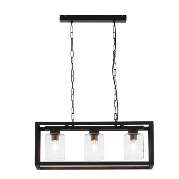 Jupiter 1805 - MC3 - Luster na lancu MACARI 3xE27/60W/230V crno