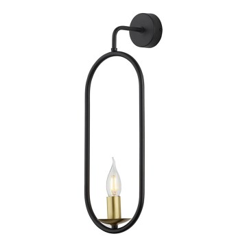 Jupiter 1812 - PIK E14 - Zidna lampa PONTI 1xE14/40W/230V crno