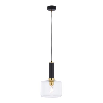 Jupiter 1846 - VA1 - Luster na sajli VANES 1xE27/60W/230V mesing/crno