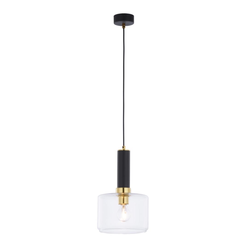 Jupiter 1846 - VA1 - Luster na sajli VANES 1xE27/60W/230V mesing/crno