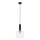 Jupiter 1846 - VA1 - Luster na sajli VANES 1xE27/60W/230V mesing/crno