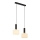 Jupiter 1853 - VA2 - Luster na sajli VANES 2xE27/60W/230V zlatna/crno