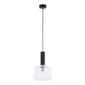 Jupiter 1855 - VA1 - Luster na sajli VANES 1xE27/60W/230V sjajni krom/crno