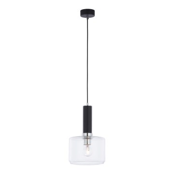 Jupiter 1855 - VA1 - Luster na sajli VANES 1xE27/60W/230V sjajni krom/crno