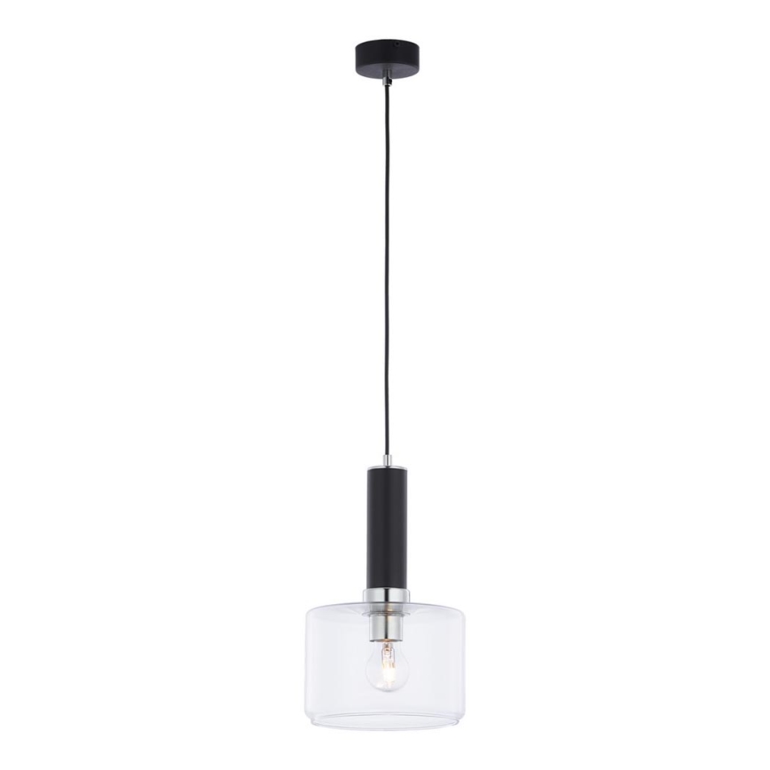 Jupiter 1855 - VA1 - Luster na sajli VANES 1xE27/60W/230V sjajni krom/crno