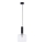 Jupiter 1855 - VA1 - Luster na sajli VANES 1xE27/60W/230V sjajni krom/crno