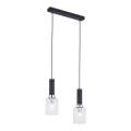 Jupiter 1868 - TU2 - Luster na sajli TULUZA 2xE27/60W/230V srebrno