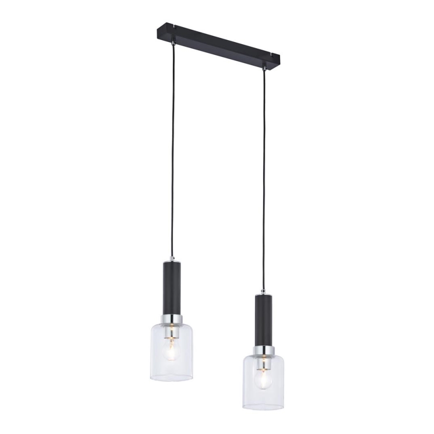 Jupiter 1868 - TU2 - Luster na sajli TULUZA 2xE27/60W/230V srebrno