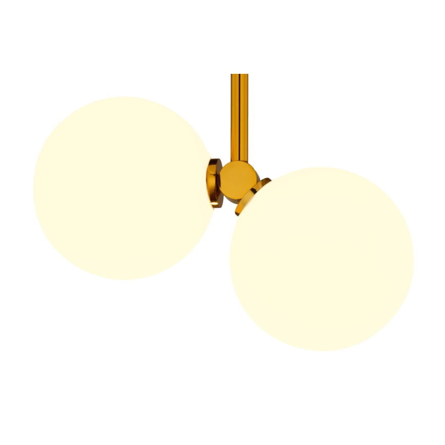 Jupiter 1918 - Viseći luster LUNA 2xG9/40W/230V mesing/crno