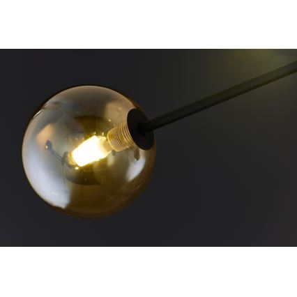 Jupiter 1994 - Viseći luster MOKA 4xGU10/10W/230V + 4xG9/10W/230V crno/bež