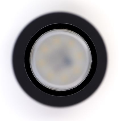 Jupiter 2003 - Luster na sajli ALAS 1xGU10/10W/230V crno/zlatna