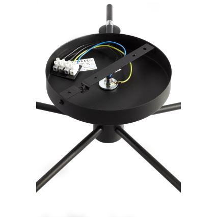 Jupiter 2046 - Nadgradni luster PRATO 5xG9/10W/230V crno/prozirna