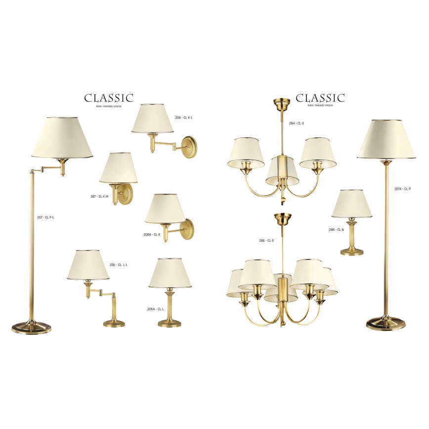 Jupiter 208A - CL K - Zidna lampa CLASSIC E27/60W/230V