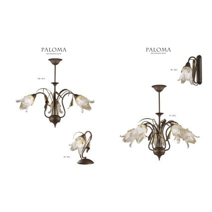 Jupiter 713 - PA L - Stona lampa PALOMA 1xE27/40W/230V