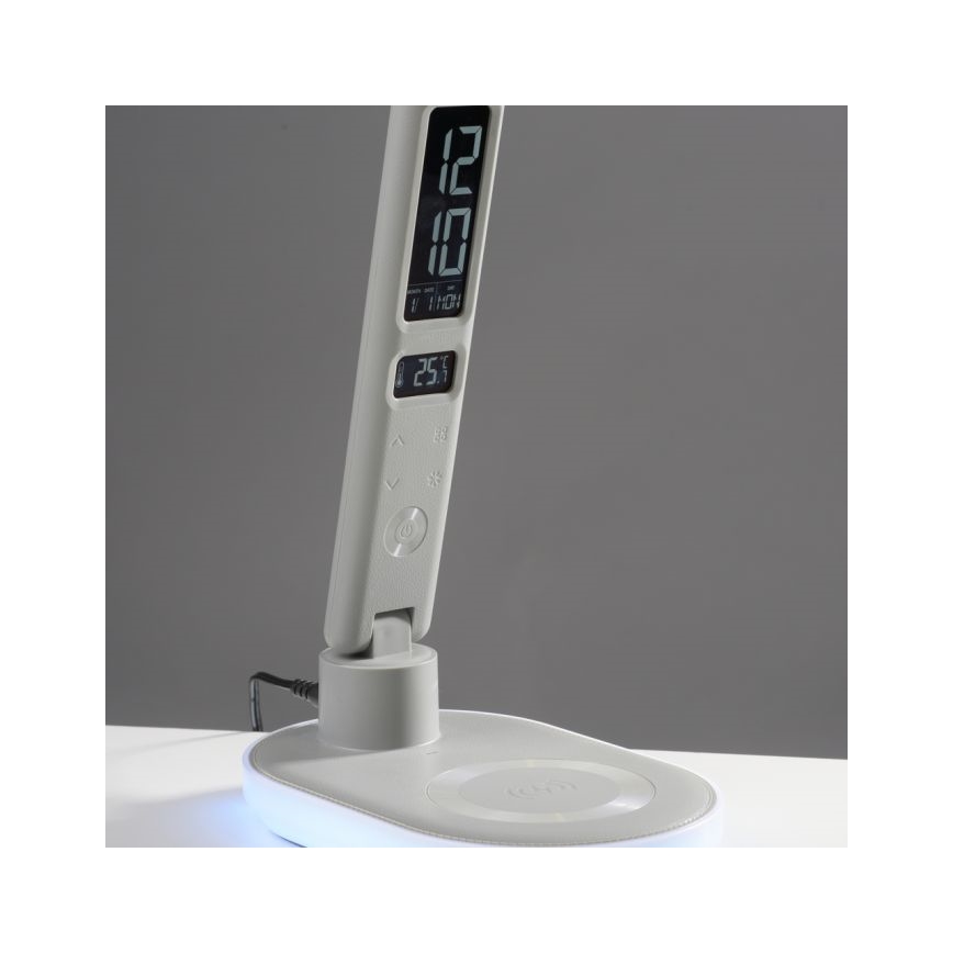 JUST LIGHT. 11018-16 - LED RGBW prigušiva dodirna stona lampa sa bežičnim punjenjem TINA LED/4W/230V bela