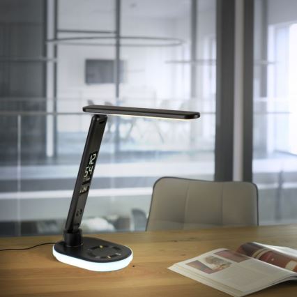 JUST LIGHT. 11018-18 - LED RGBW LED Prigušiva stona lampa na dodir sa bežičnim punjenjem TINA LED/4W/230V