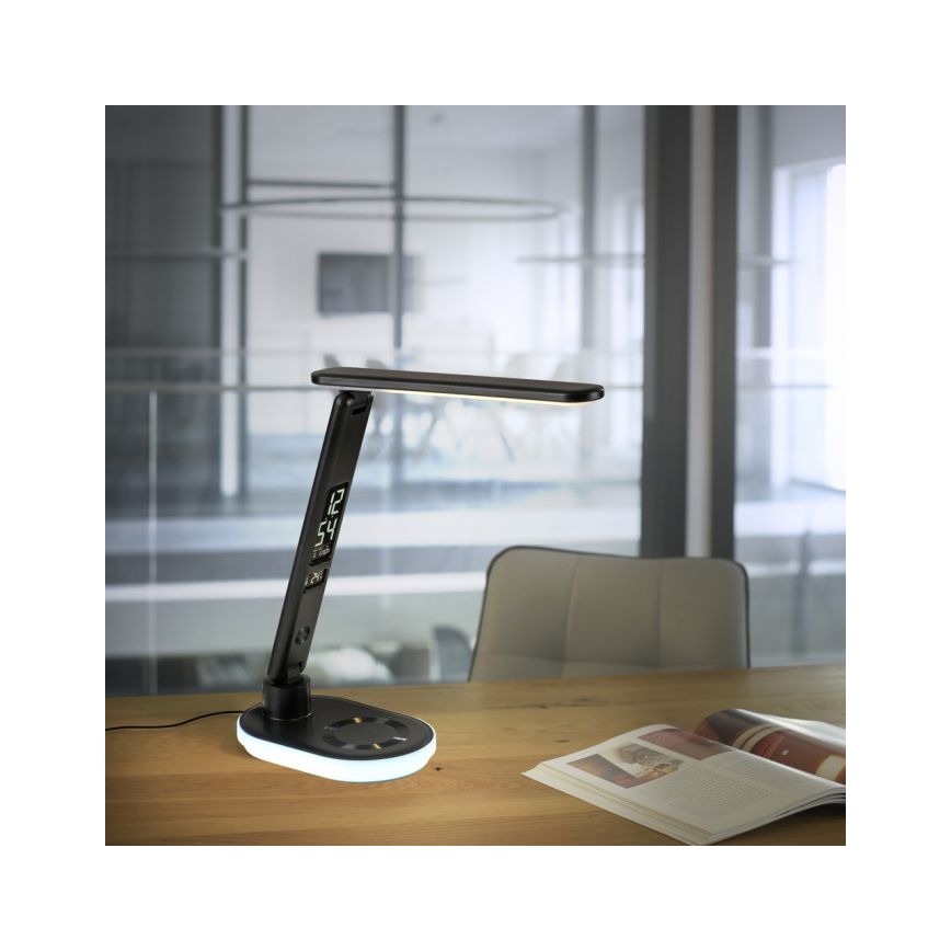 JUST LIGHT. 11018-18 - LED RGBW LED Prigušiva stona lampa na dodir sa bežičnim punjenjem TINA LED/4W/230V