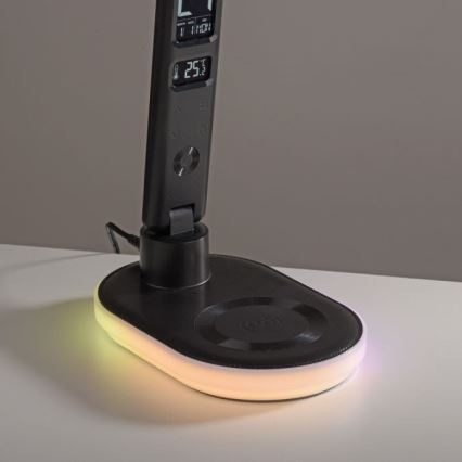 JUST LIGHT. 11018-18 - LED RGBW LED Prigušiva stona lampa na dodir sa bežičnim punjenjem TINA LED/4W/230V
