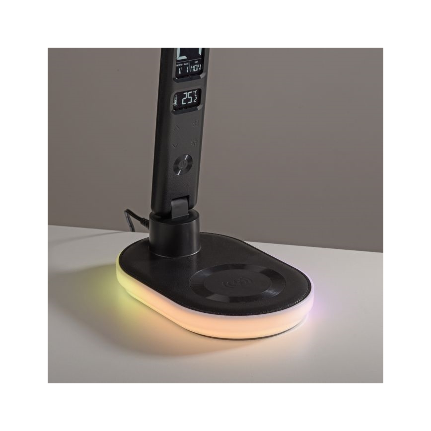 JUST LIGHT. 11018-18 - LED RGBW LED Prigušiva stona lampa na dodir sa bežičnim punjenjem TINA LED/4W/230V