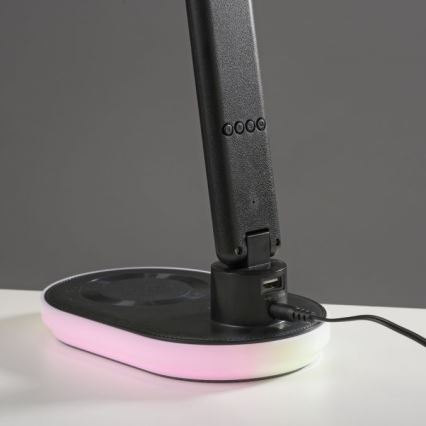 JUST LIGHT. 11018-18 - LED RGBW LED Prigušiva stona lampa na dodir sa bežičnim punjenjem TINA LED/4W/230V