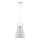 JUST LIGHT. 11060-16 - Luster na sajli EVA 1xE27/60W/230V pr. 26,5 cm bela