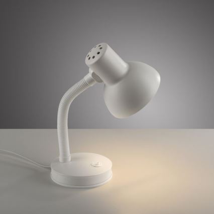 JUST LIGHT. 11080-16 - Fleksibilna stona lampa FLEXI 1xE27/25W/230V bela