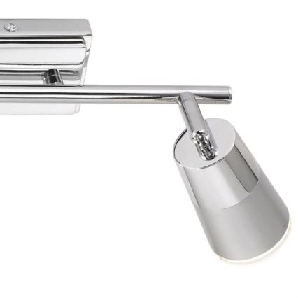 JUST LIGHT. 11229-17 - LED Reflektorska lampa DALLI 2xLED/3,5W/230V sjajni krom