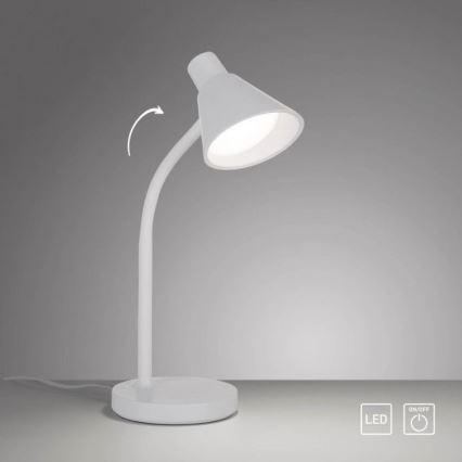 JUST LIGHT. 11248-16 - LED fleksibilna stona lampa PIXIE LED/4,5W/230V bela