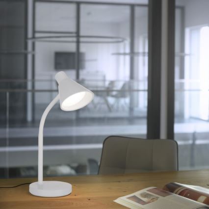 JUST LIGHT. 11248-16 - LED fleksibilna stona lampa PIXIE LED/4,5W/230V bela