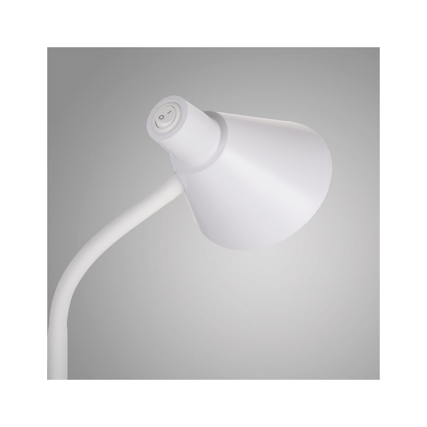 JUST LIGHT. 11248-16 - LED fleksibilna stona lampa PIXIE LED/4,5W/230V bela