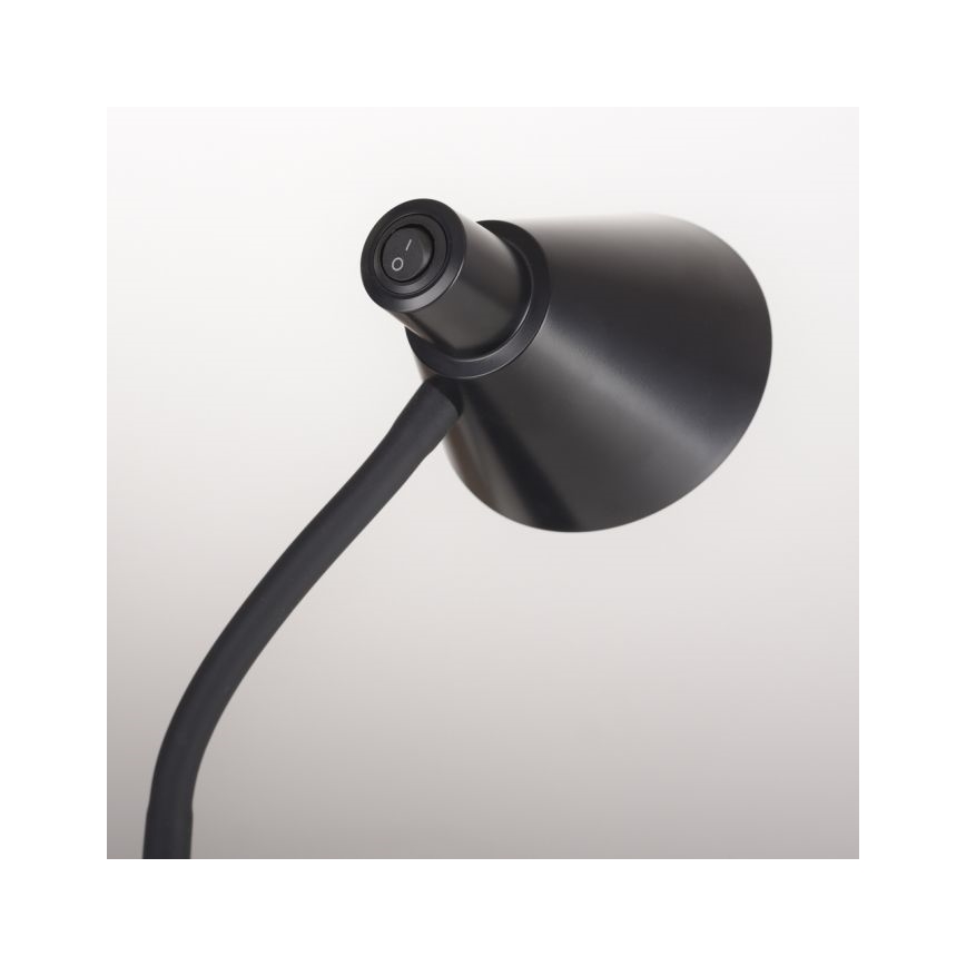 JUST LIGHT. 11248-18 - LED fleksibilna stona lampa PIXIE LED/4,5W/230V crna