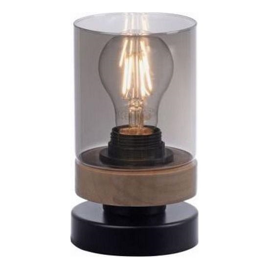 JUST LIGHT. 11310-18 - Stona lampa PASQUAL 1xE27/40W/230V crno/fikus elastika