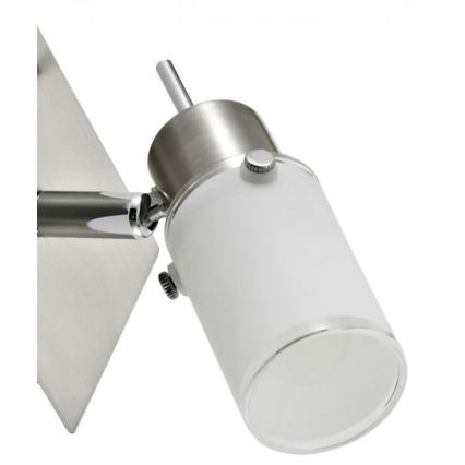 JUST LIGHT. 11931-55 - LED Zidna reflektorska lampa MAX 1xGU10/4W/230V mat krom
