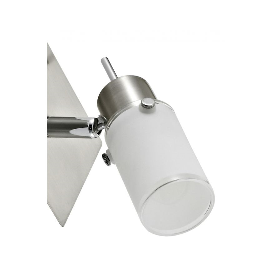 JUST LIGHT. 11931-55 - LED Zidna reflektorska lampa MAX 1xGU10/4W/230V mat krom