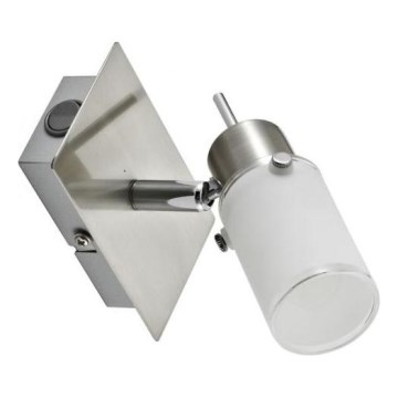 JUST LIGHT. 11931-55 - LED Zidna reflektorska lampa MAX 1xGU10/4W/230V mat krom
