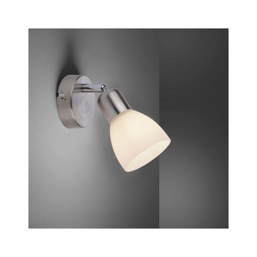 JUST LIGHT. 11951-55 - Zidna reflektorska lampa KARO 1xE14/40W/230V mat krom