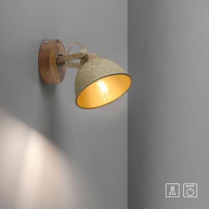 JUST LIGHT. 11981-39 - Zidna reflektorska lampa SAMIA 1xE14/40W/230V