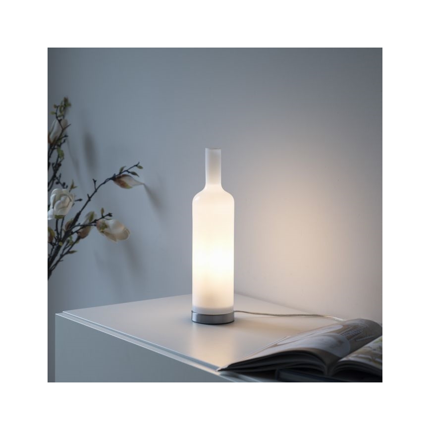 JUST LIGHT. 14006-16 - Stona lampa BOTTLE 1xE14/25W/230V bela