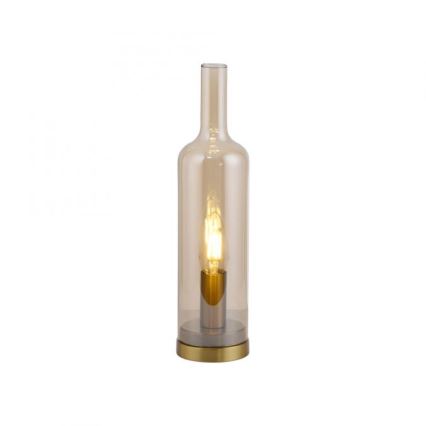 JUST LIGHT. 14006-27 - Stona lampa BOTTLE 1xE14/25W/230V bežna/dimljena