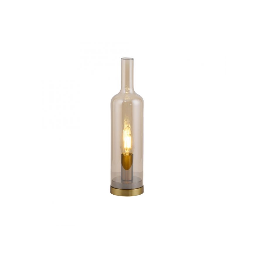 JUST LIGHT. 14006-27 - Stona lampa BOTTLE 1xE14/25W/230V bežna/dimljena