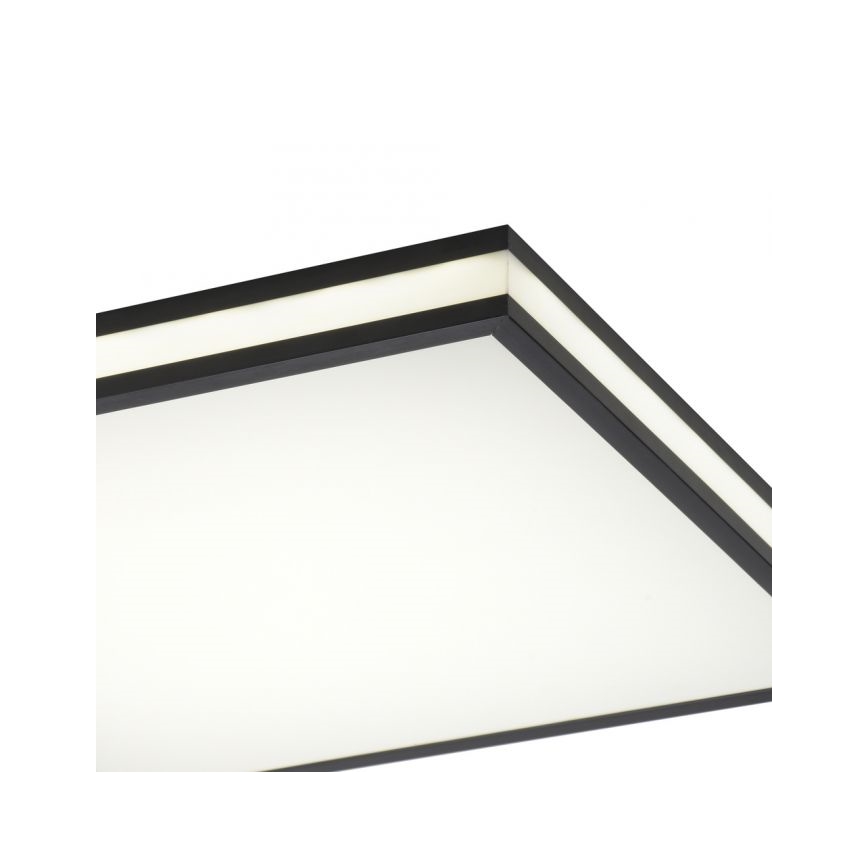 JUST LIGHT. 14110-18 - LED RGBW Prigušiva plafonjera MARIO BLACK LED/19,5W/230V 2700-5000K + Daljinski upravljač